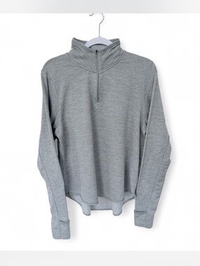Nike Women’s Running Dri Fit Gray Element Sphere 1/4 Zip Long Sleeve Size L